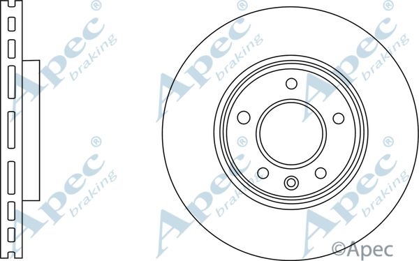 APEC BRAKING Тормозной диск DSK2754